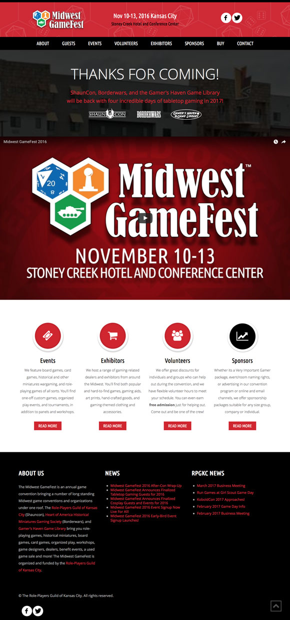 Midwest GameFest Home