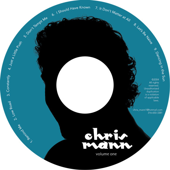 Chris Mann CD Label